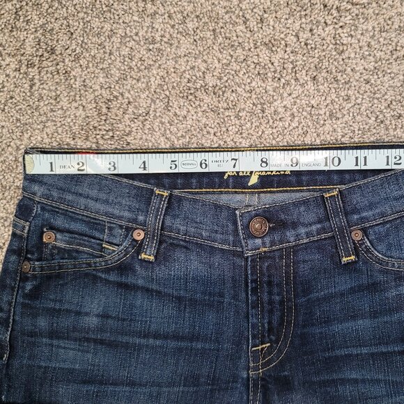 Ladies for all Man Kind Jean shorts 25 - Picture 5 of 9